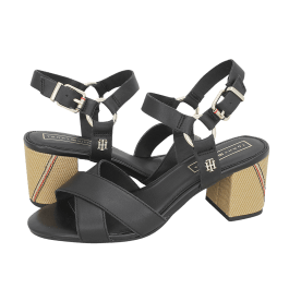 Tommy Hilfiger Elevated Leather Heeled Sandal sandals