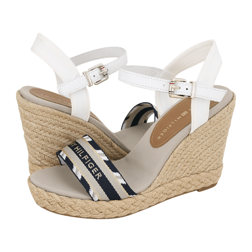 Tommy Hilfiger Corporate Webbing High Wedge platforms