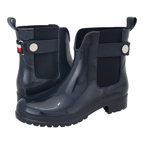 Tommy Hilfiger Ankle Rainboot With Metal Detail rainboots