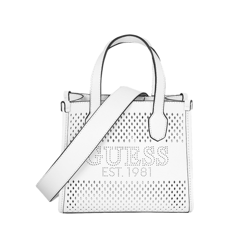 Katey Perforated Mini - Guess Women's Handbag made of synthetic