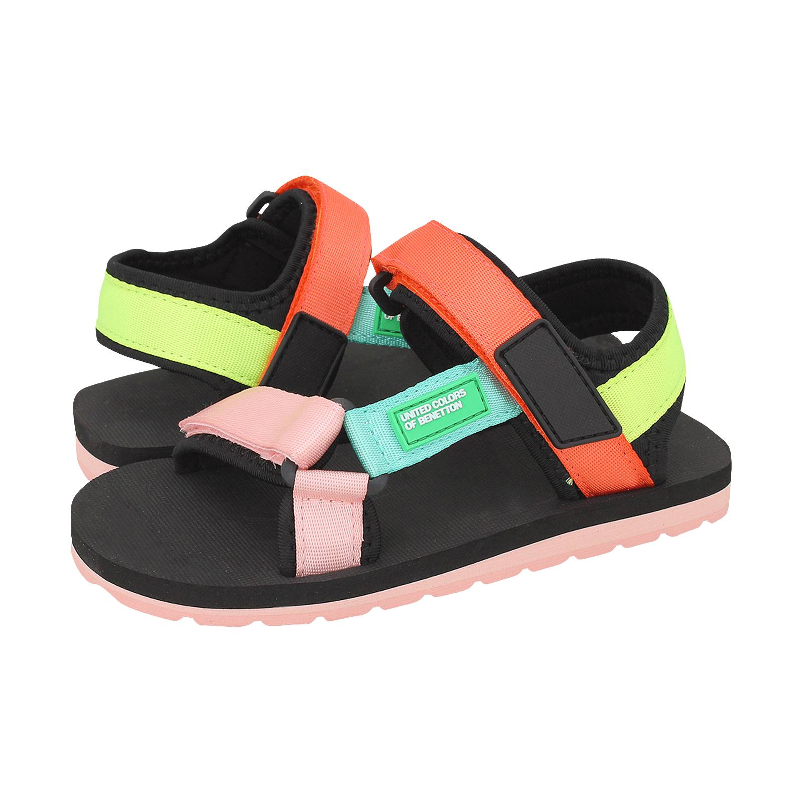 Reef Multi - Benetton Kids' sandals of fabric - Gianna Kazakou Online