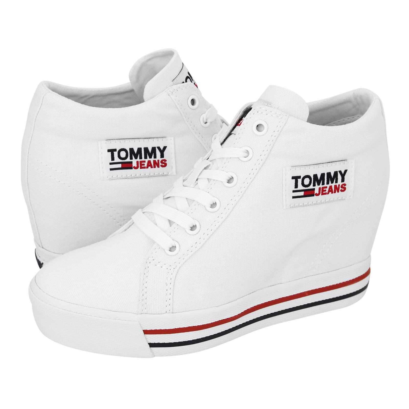 tommy jeans wedge casual