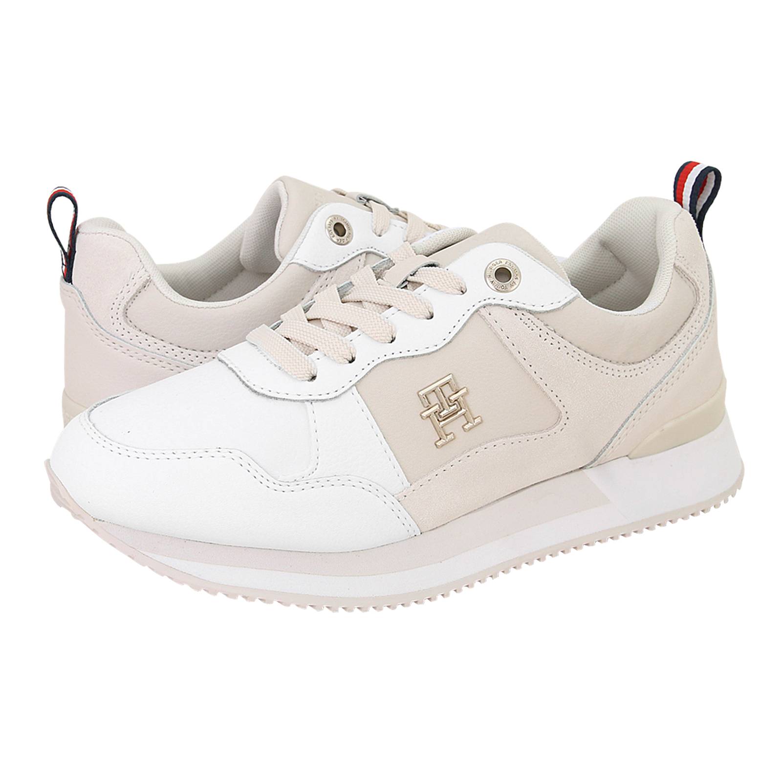 Vurdering laver mad cirkulation Essential Runner - Tommy Hilfiger Women's casual shoes made of leather and  synthetic leather - Gianna Kazakou Online